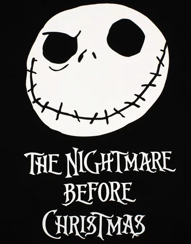 Miniatura 5 de Pijama de Nightmare Before Christmas para mujer pantalón Skellington PJ Negro
