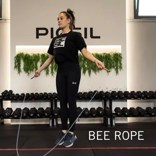 Miniatura 7 de PICSIL - Cuerda de saltar de alta velocidad BEE Sistema de aluminio y doble rodamiento Autoajustable para entrenamiento cruzado, boxeo y fitness