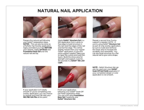 Miniatura 6 de Gelish Gel de estructura con brocha, esencial de gel de larga duración