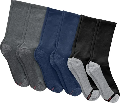 Miniatura 28 de Hanes Calcetines acolchados Max para hombre, absorben la humedad con control de olores, paquete múltiple