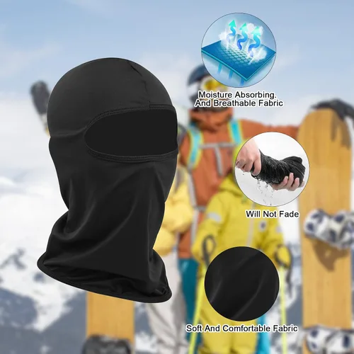 Miniatura 2 de Ski Mask for Men Women, Balaclava Face Mask Men, Pooh Shiesty Mask, Full Face Mask UV Protection Outdoor Sports