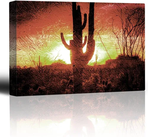 Miniatura 19 de Hermoso paisaje lona Wall Decor, arte moderno, Home Sets, 12" x 18