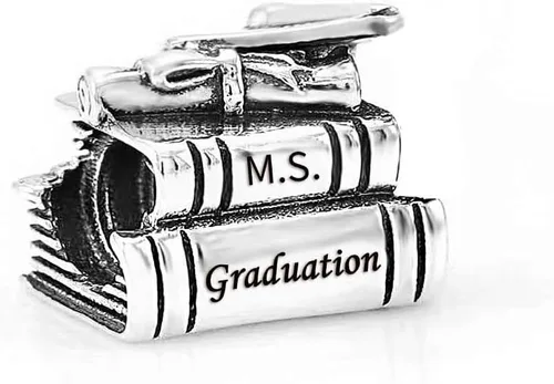 Miniatura 2 de KunBead Abalorios de graduación para mujeres y niñas, compatibles con pulseras Pandora