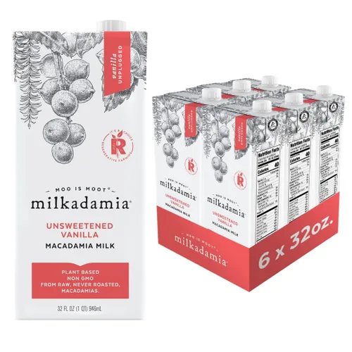 Miniatura 11 de milkadamia leche de macadamia, sin azúcar, 32 onzas, 6