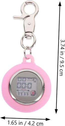 Miniatura 8 de Mikikit 2 unids cronómetro de bolsillo broche de entrenamiento luminoso partido árbitro mini cubierta temporizador temporizador digital deportes