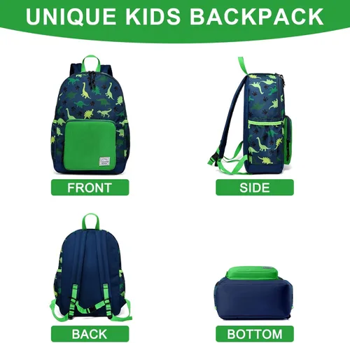Miniatura 5 de VASCHY - Mochila preescolar para niños y niñas liviana resistente al agua con correa en el pecho