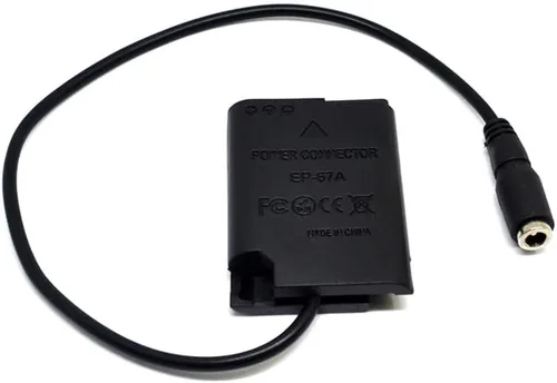 Miniatura 2 de Cable USB 5V2A + EN-EL23 batería ficticia EH-67A EP-67A Acoplador CC para Nikon COOLPIX Cámara P600 P610 P900 S810C