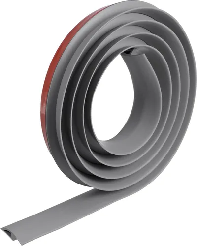 Miniatura 9 de uxcell Tira de borde de suelo para despegar y pegar, tira de transición de alfombra de PVC de 2.75 pulgadas de ancho para puerta laminada de altura