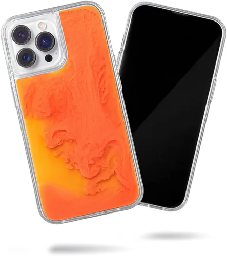 Miniatura 8 de SteepLab Flowing Neon Sand - Funda líquida para iPhone 13 Pro Max (2021, 6.7 pulgadas), protección de cuerpo completo con bisel elevado