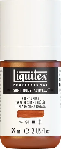 Miniatura 100 de Liquitex Professional Soft Body - Pintura acrílica, botella de 2 onzas (59 ml), blanco titanio Titanio Blanco