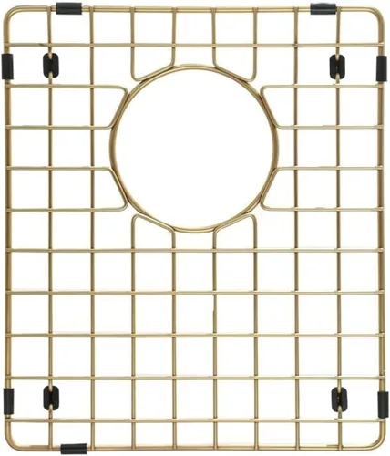 Miniatura 3 de Protección de Fregaderos Starstar Mate Oro 304 Acero Inoxidable Rejilla Inferior de Fregadero de Cocina, Estante (26 x 15)