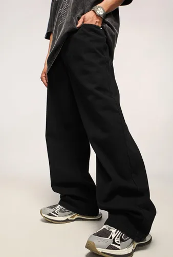 Miniatura 2 de Jeans holgados para hombres y mujeres, pantalones clásicos de patinadora Y2K, pantalones lisos 2023, jeans casuales de pierna ancha, pantalones