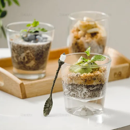 Miniatura 5 de AUEAR, Juego de cucharas decorativas de aleación antigua de cristal retro, para café, té, postre, mini helado, para oficina en casa (paquete de 5)