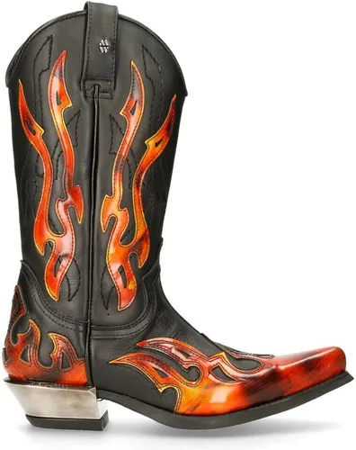 Miniatura 6 de New Rock 7921 Flame Western - Botas vaqueras para hombre