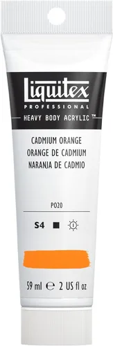 Miniatura 162 de Liquitex Pintura Acrílica Profesional de Cuerpo Pesado, Tubo de 2 oz (59ml), Rojo Fluorescente