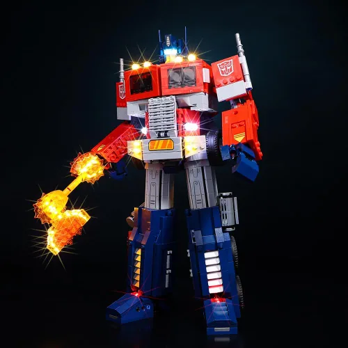 Miniatura 6 de Kyglaring Kit de iluminación LED (sin modelo) diseñado para Lego Optimu Prime Transformer 10302 Kit de construcción modelo - sin juego de Lego