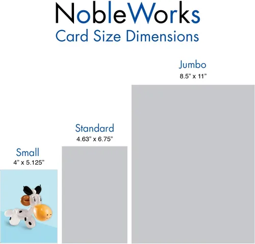 Miniatura 9 de The Best Card Company - Surtido de 20 tarjetas de notas en blanco (4 x 5.12 pulgadas) (10 diseños, 2 de cada uno) - Globo pequeño AM7045OCB-B2x10