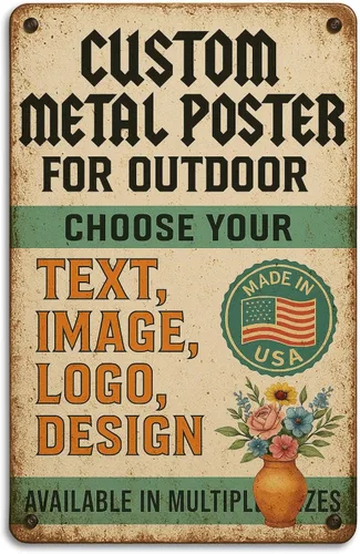 Miniatura 9 de BCB Print - Letreros personalizados para patio con 2 estacas de metal (24 x 18 pulgadas), letreros personalizados para césped para negocios, eventos