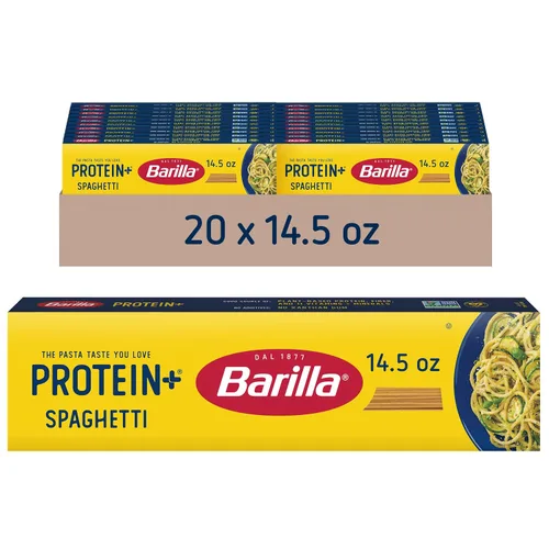 Miniatura 13 de BARILLA Protein+ (Plus) Angel Hair - Proteína de lentejas, garbanzos y guisantes - Buena fuente de proteína a base de plantas, pasta de proteínas