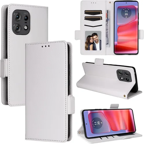 Miniatura 255 de Funda de piel sintética compatible con Motorola Moto E22 4G, funda de piel sintética compatible con Motorola Moto E22i 4G, color negro