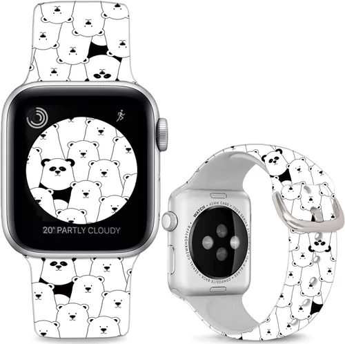 Miniatura 9 de Correas de reloj de silicona suave compatibles con Apple Watch de 1.496 in 1.575 in 1.614 in 1.654 in 1.732 in 1.772 in 1.811 in 1.929 in Ultra 2