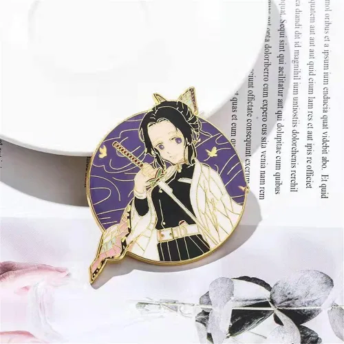 Miniatura 5 de Kimetsu No Yaiba Tanjiro - Broches de personajes de anime Nezuko Rengoku, regalos de cosplay para niños, niñas, adolescentes, mujeres y hombres