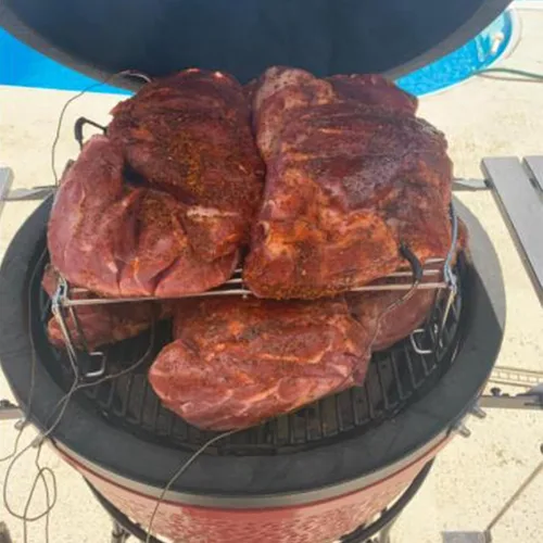 Miniatura 6 de Dracarys Rejilla para parrilla para huevos verdes grandes, acero inoxidable, regalos para amantes de la barbacoa, para huevos grandes y extra