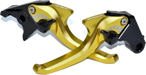 Miniatura 13 de Juego de manetas de embrague de freno corto Shark de 2 dedos compatible con Yamaha Fazer FZ-1 FZ-8 FZ-6 FZ-6R FZS60, aleación de aluminio CNC (negro)