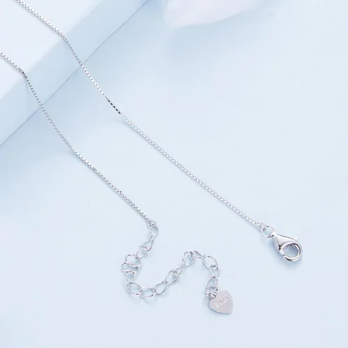 Miniatura 6 de NINGAN Collares de trébol de la suerte para mujer, plata de ley 925 5A+ CZ delicada joyería para mejores amigas, esposa, novia, cadena chapada
