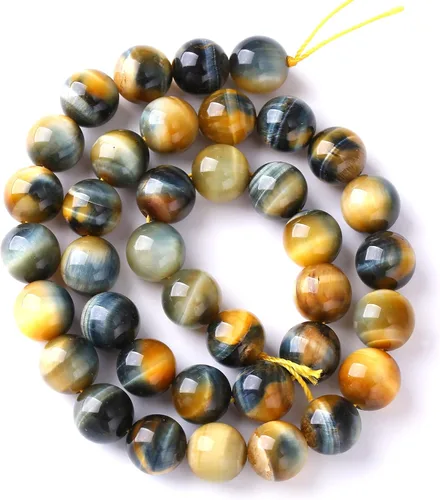 Miniatura 130 de 4MM 86 piezas cuentas sueltas de calcedonia azul aguamarina para hacer joyas, pulseras, collares Aguamarina azul
