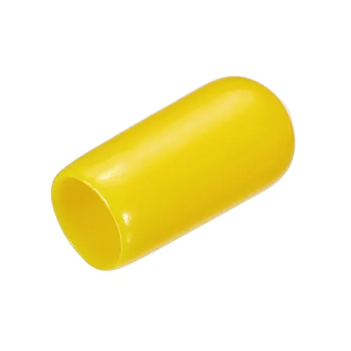 Miniatura 64 de uxcell 80 tapas de goma de 0.551 in de vinilo de identificación redonda tapa tapa de rosca de tornillo protectores negro