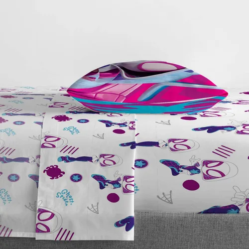 Miniatura 4 de Marvel Spidey & His Amazing Friends Ghost Spider Gwen - Juego de ropa de cama individual de 5 piezas, incluye edredón y juego de sábanas, microfibra