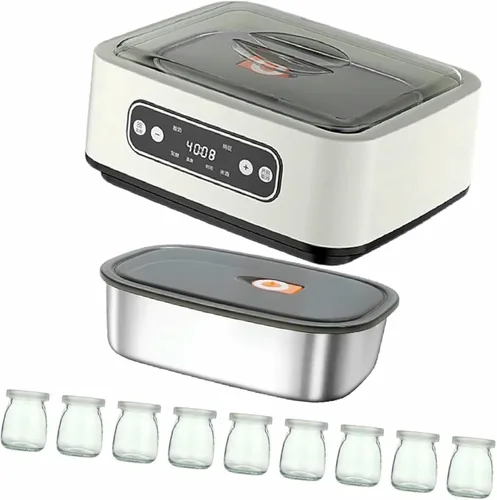 Miniatura 6 de Máquina de fermentación del fabricante del yogur, yogur casero de poco ruido de DIY, calefacción profesional de la temperatura constante multifunción