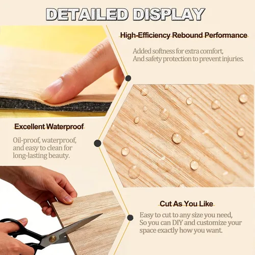 Miniatura 5 de Paneles de espuma a prueba de sonido para paredes: decoración de pared para despegar y pegar, paneles acústicos para decoración del hogar, paneles