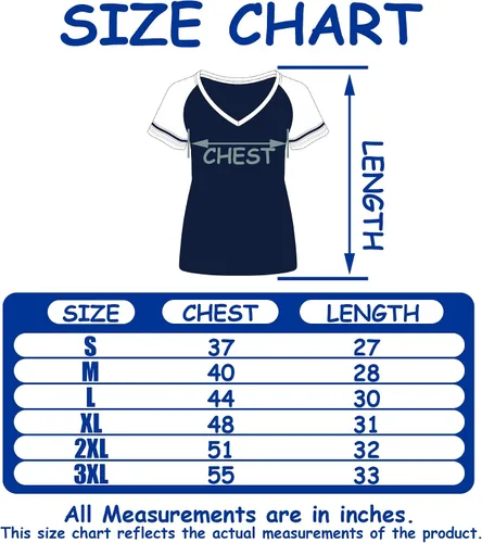Miniatura 5 de Camisetas raglán Athletic City para mujeres fanáticos del fútbol - Azul marino y blanco