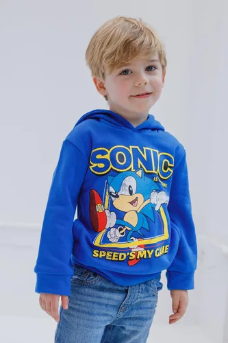 Miniatura 2 de SEGA Sonic the Hedgehog Tails Knuckles - Sudadera con capucha para niños pequeños y grandes