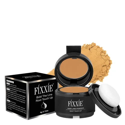 Miniatura 15 de Polvo de línea capilar para retoque de raíz negra, corrector de pérdida de cabello instantánea para cabello delgado, resistente al viento y al