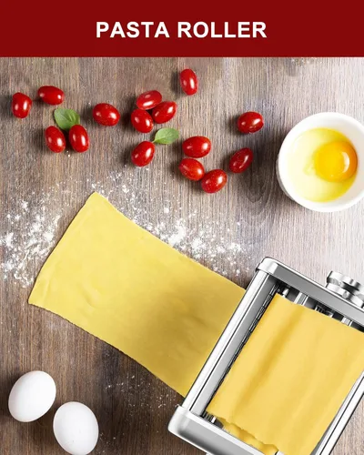Miniatura 5 de Accesorio de pasta 3 en 1 para batidora de pie KitchenAid, máquina de pasta con rodillo de pasta, cortador de espaguetis y fettuccine, construcción