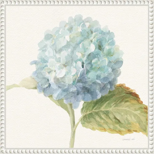 Miniatura 13 de Amanti Art Lienzo enmarcado para pared, 16 x 16 pulgadas, saco floral V cultivo de hortensia azul por Danhui Nai, lienzo enmarcado para pared, obras