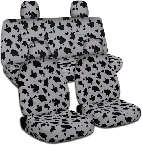 Miniatura 32 de Fundas totalmente compatibles con Volkswagen New Beetle/Bug A5 2012-2018 con estampado de animales – Juego completo delantero y trasero (29