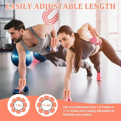 Miniatura 6 de Pesas de tobillo ajustables para mujeres, hombres, niños, muñecas y tobillos, aumentan la intensidad del entrenamiento, juegos de pesas para muñeca