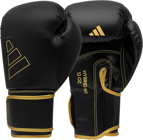 Miniatura 9 de Guantes de Boxeo Adidas Hybrid 80 - Guantes de boxeo para adultos para hombres y mujeres, guantes de bolsa pesada, guantes de kickboxing
