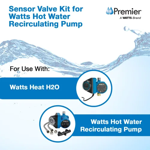 Miniatura 6 de Watts (596816) kit de válvula con sensor con sistema de recirculación de agua caliente instantánea