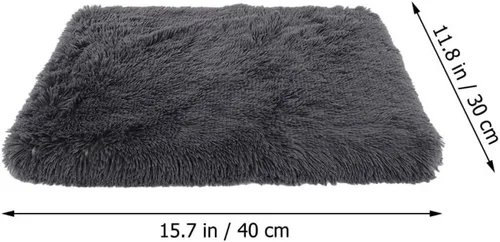 Miniatura 2 de Wear-Resistant Plush Pet Bed Cushion for Dogs and Cats Soft Puppy Nest Mat for Indoor Use Portable Comfortable Pet Sleeping Pad for Couch Cage and