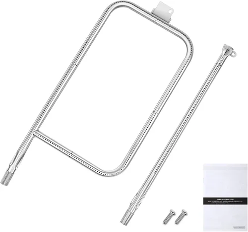 Uniflasy 65032 Tubo de quemador de parrilla para parrillas Weber Q3200, Q300, Q320, Q3000, 404341, 57060001, 586002 parrillas de gas, quemador de