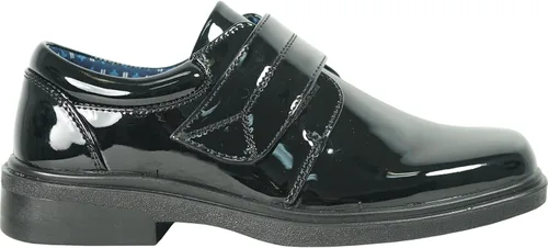 Miniatura 5 de bravo! Mocasines clásicos sin cordones y cordones Oxford William Kid Dress Shoe Uniforme escolar con plantilla extraíble y punta cuadrada Negro