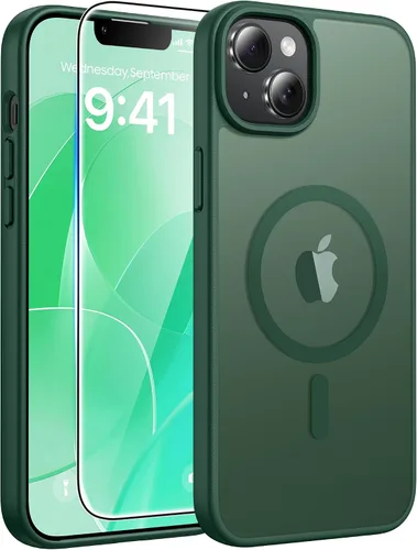 Miniatura 187 de FNTCASE - Funda para iPhone 16 Pro: magnética, mate, translúcida, de grado militar, protectora contra caídas, resistente, fina, duradera y a prueba