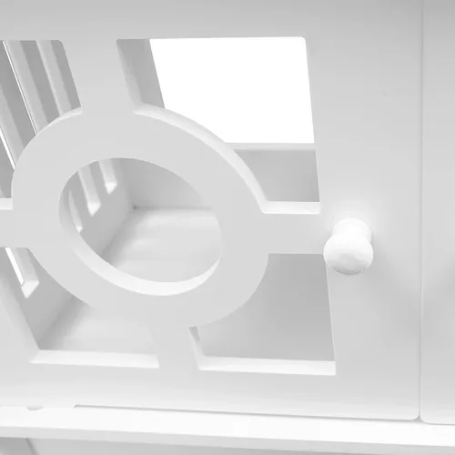 Miniatura 6 de Gabinete de almacenamiento sobre el inodoro, gabinete de inodoro de 4 niveles con gabinete y puerta, estante organizador para ahorrar espacio