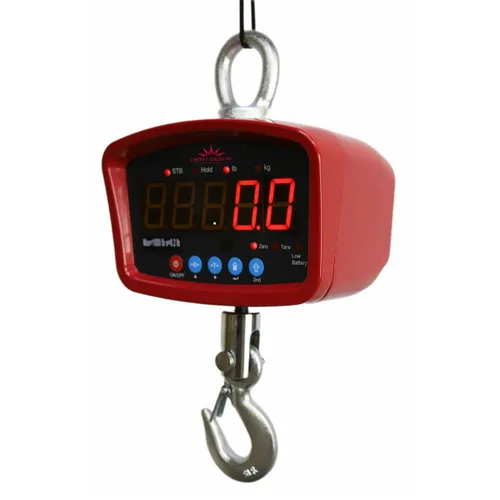 Miniatura 3 de Liberty LS-924 - Báscula mediana para grúa de uso general con pantalla LED, báscula digital para colgar en almacén 3000 libras x 0.5 libras