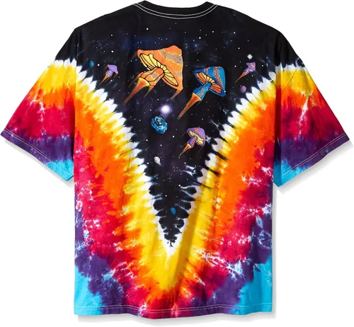 Miniatura 2 de Liquid Blue Camiseta Space Shroom para hombre de talla grande, Azul